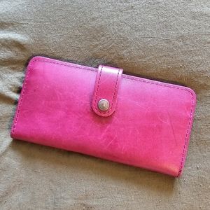 Portland leather bifold wallet (Boysenberry)